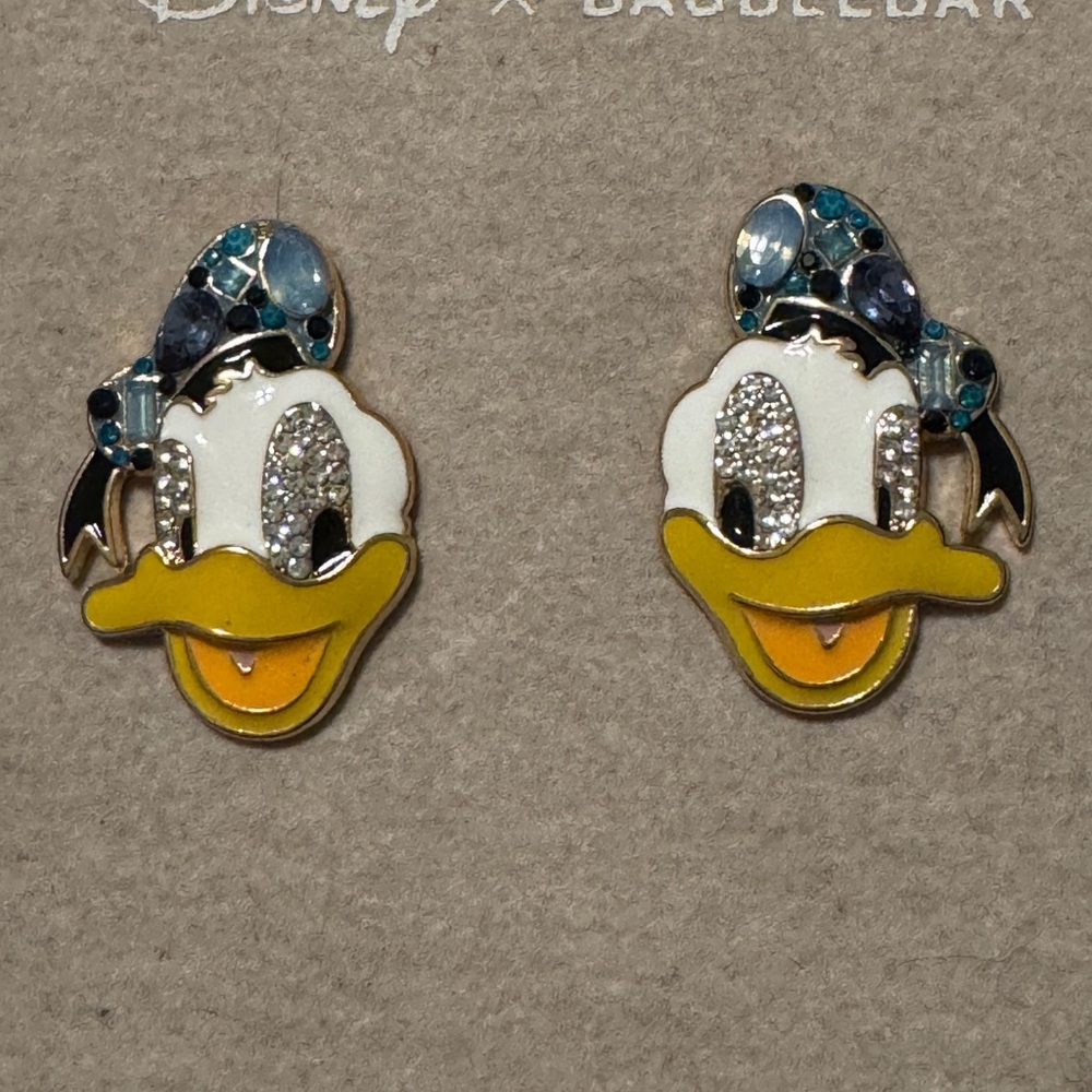 Disney x Baublebar Donald Duck Post Earrings! New in Box